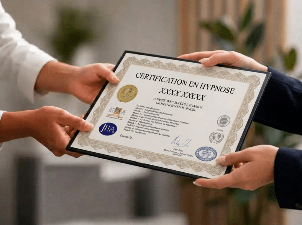 attestation hypnose 4 3