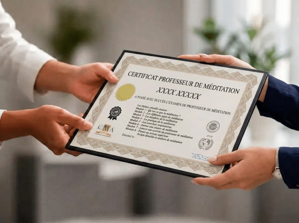 attestation méditation 4 3