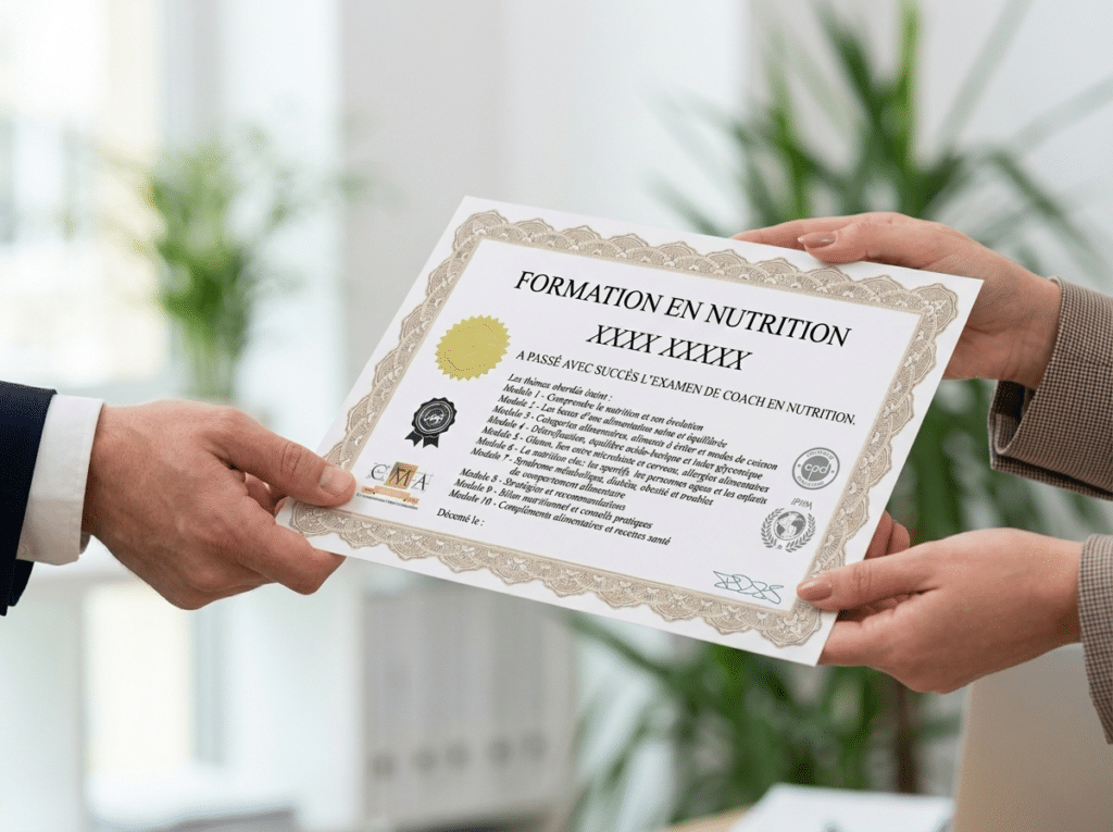 attestation nutrition 4 3