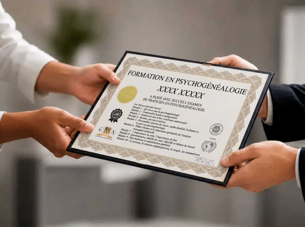 attestation psychogenéalogie 4 3